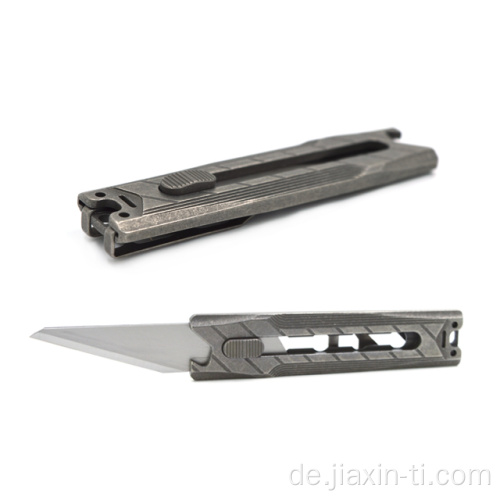 Mini Sized Titanium EDC Retractable Taschenmesser